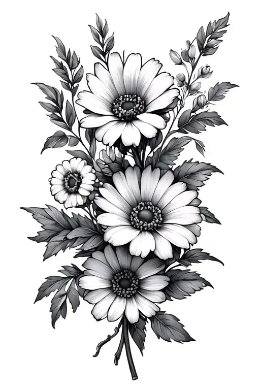 Birth Flower Bouquet