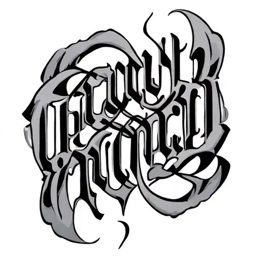 Two Word Ambigram Generator