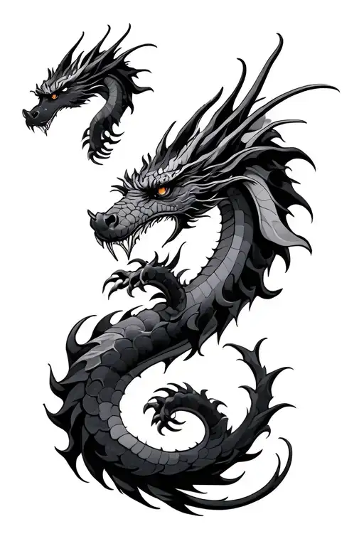 Dragon Tattoo Sleeve