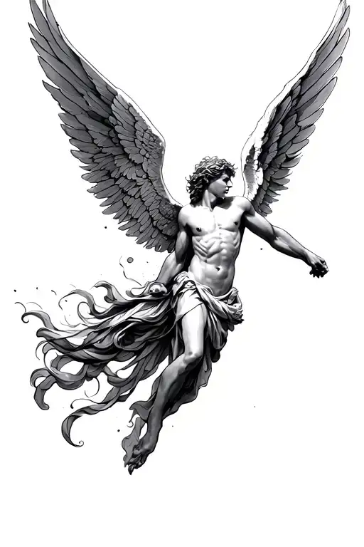 Icarus Falling Angel