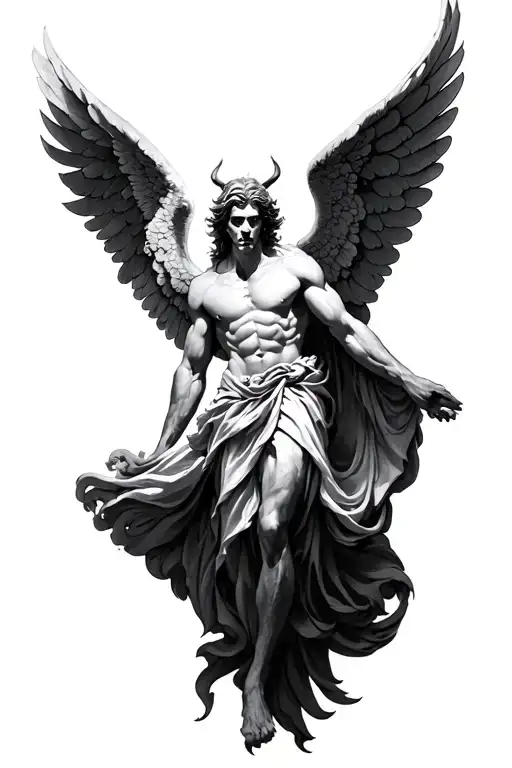 Icarus Falling Angel Half Demon