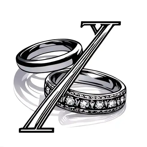 Roman Numeral 7-21-2020 With Wedding Bands In Background
