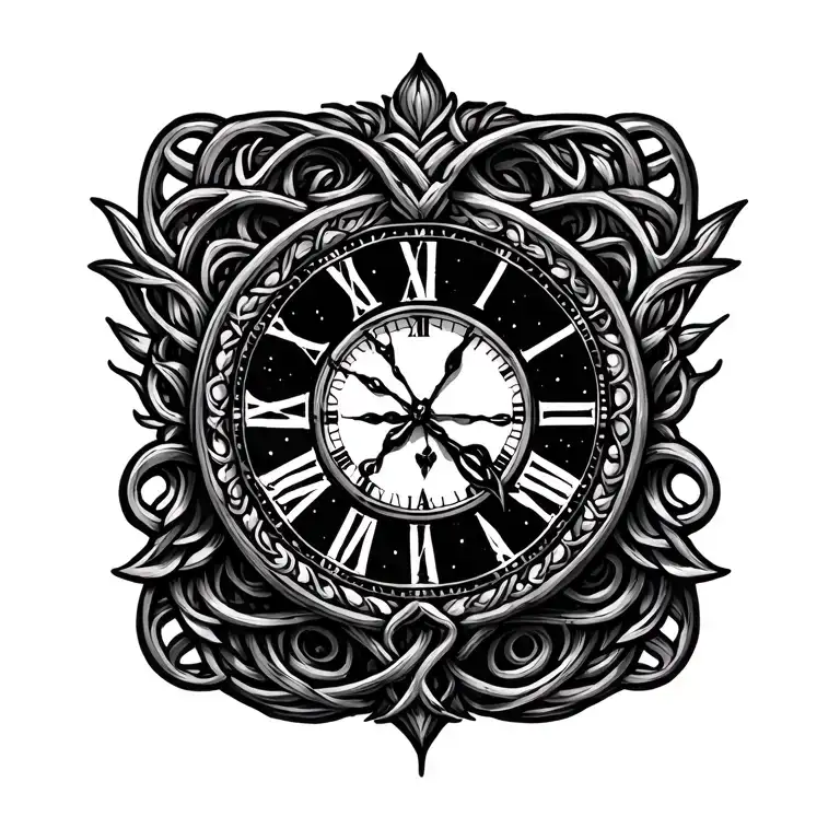 Celtic Tree Of Life Clock Face
