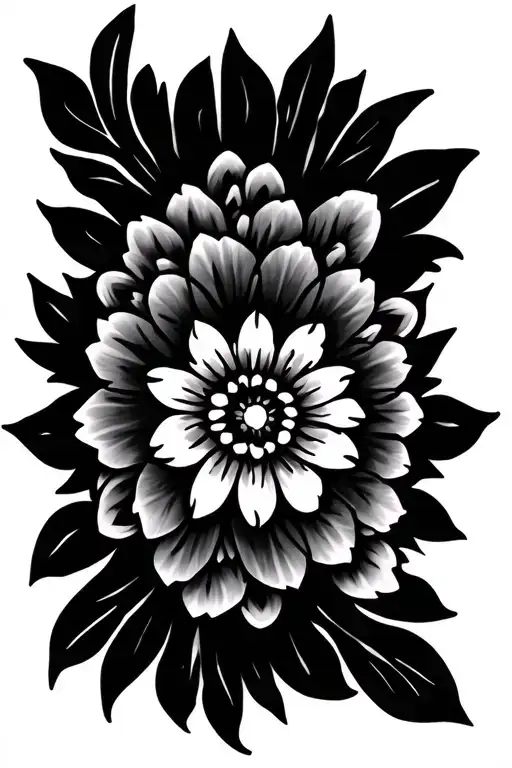 Mandala Floral Thigh