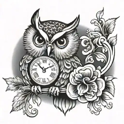 Owl With Watch