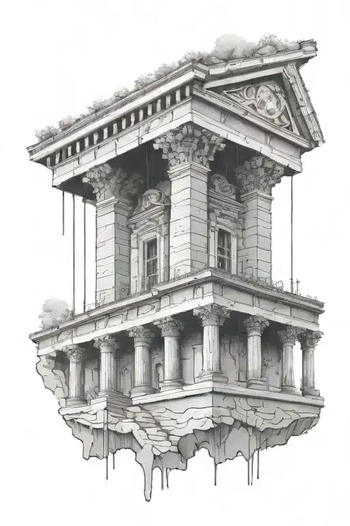 Topography Map As Background Surrounded My Rain
