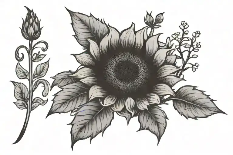 Resilient Word And Sunflower Growing