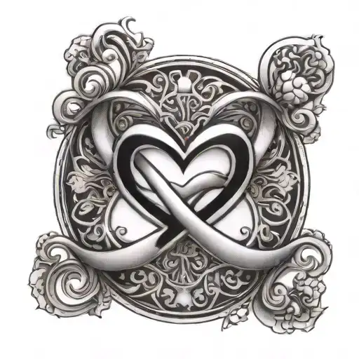Infinity Symbol With Heart