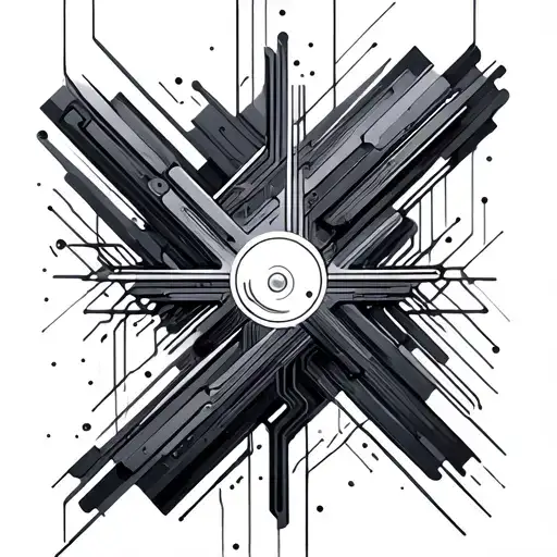 Abstract Circuit Cyberpunk