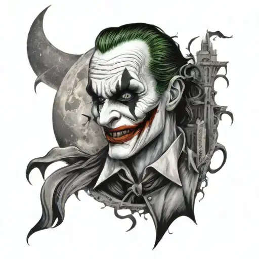 Joker City Moon Surrounded