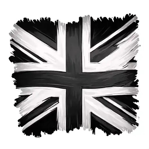 Half Irish Half British Flag