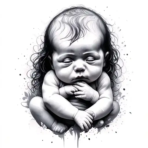 Domestic Violence Baby Abstract