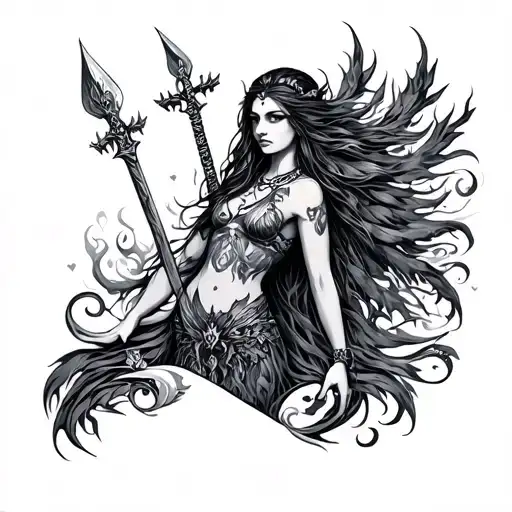 Freya Goddess Of War Love Forest Feminine Fierce