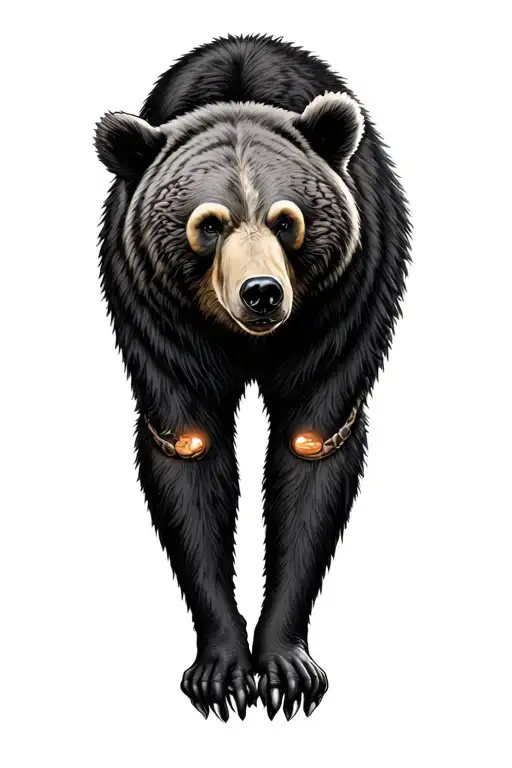 3D Bear Leg Brand