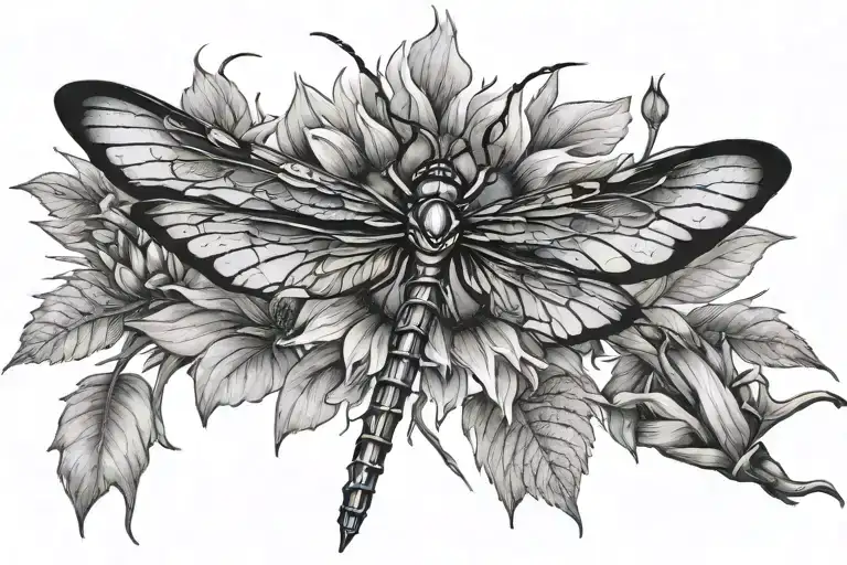 Halo Dragonfly Sunflower Brycen