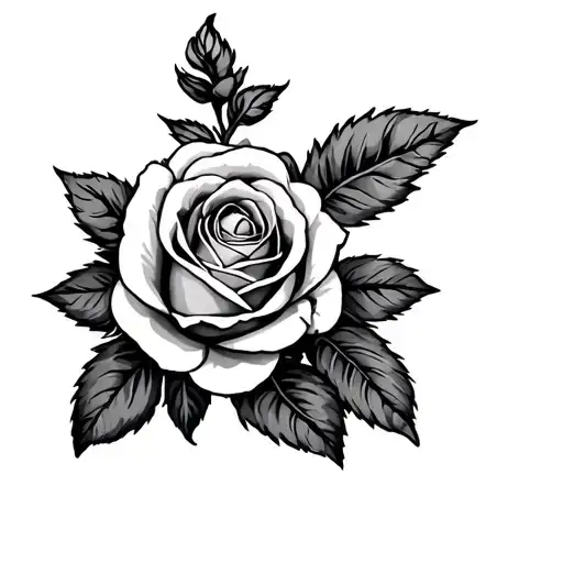 Yorkshire Rose Tattoo Inspired