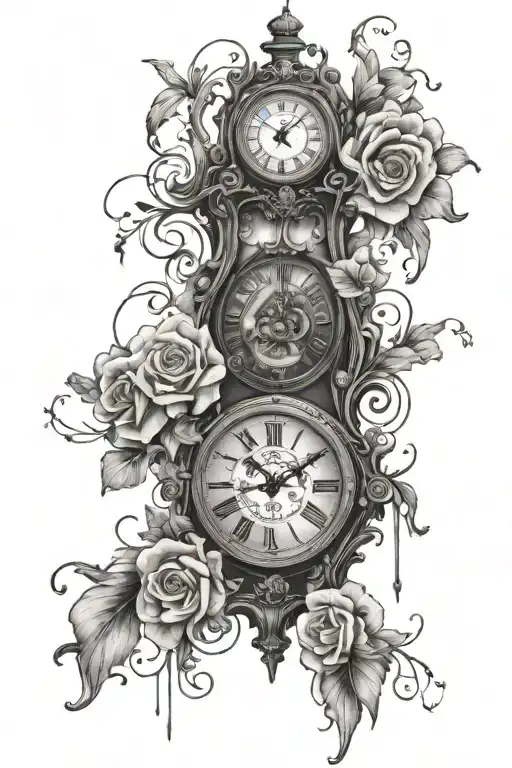 Grand Daughter Clock Melting