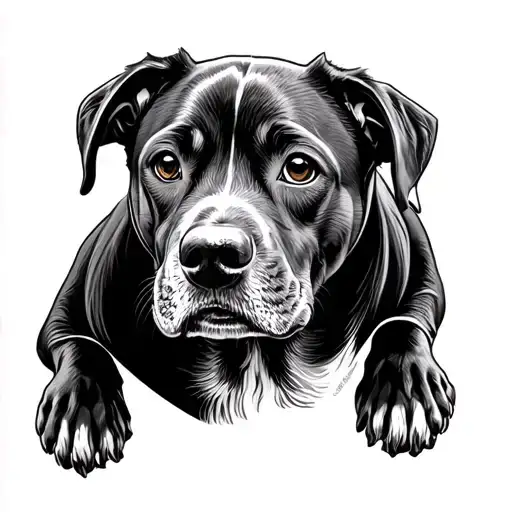 Pit Lab Dog Micro Realism
