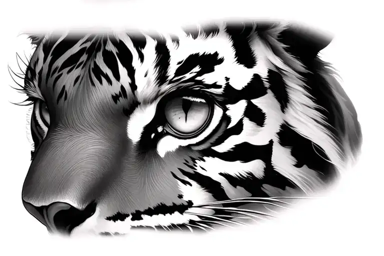 Tiger Eyes Surrounded