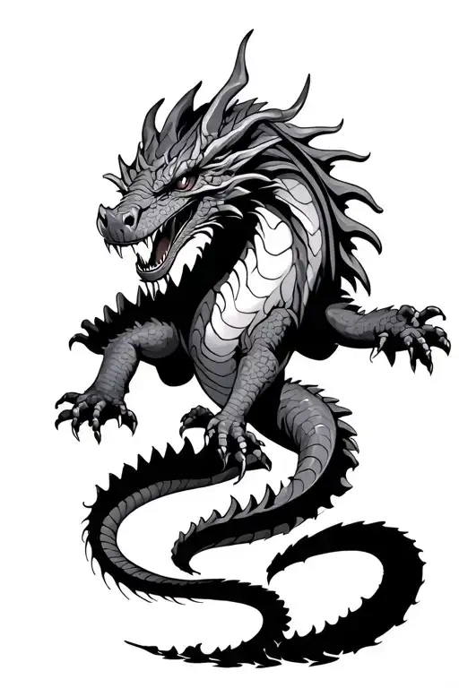 Dragon Crawling Full Body Top View