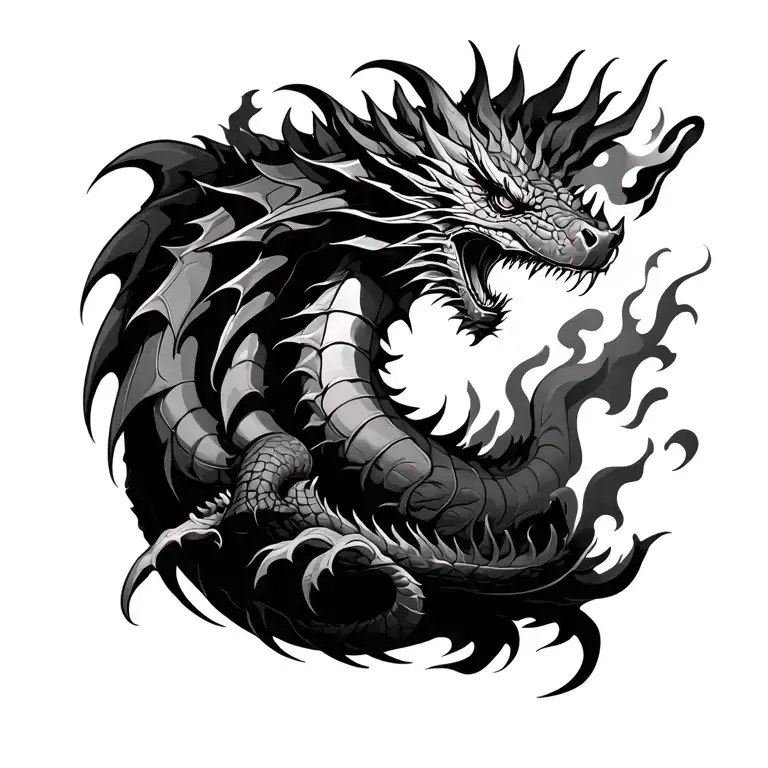 Dragon Breathing Fire