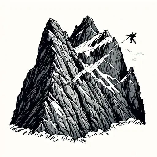 Give Me A Ttato That Have Slack Line Have Rock Climbing Have Mountaineering Dreaming Adventureing