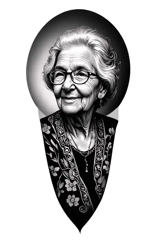 Grandmother In Life Is A