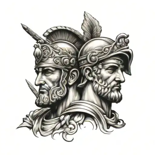 Roman Emperors Augusto And Aureliano Military Style To Honour My Two Sons Named After The Emperors