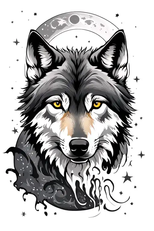 Moon And Wolf