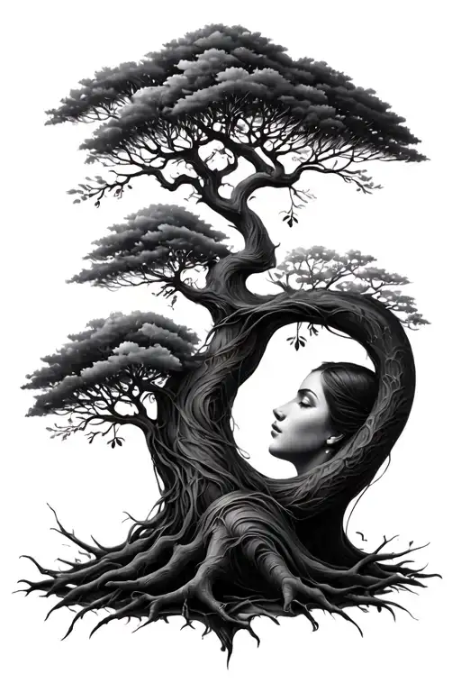 Life Of Tree With Mother