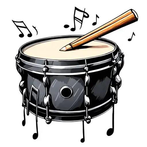 Drum Stick With Music