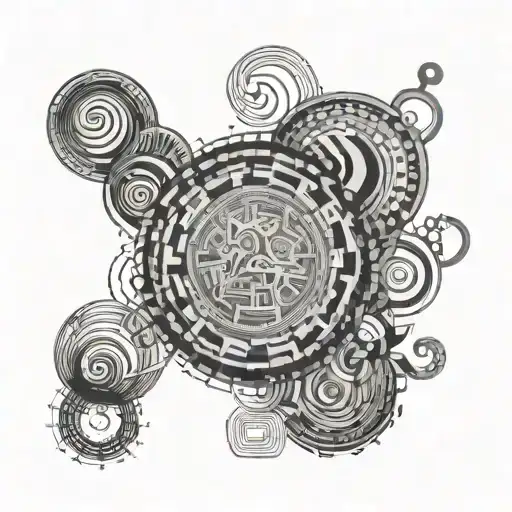 Circle Made From Words