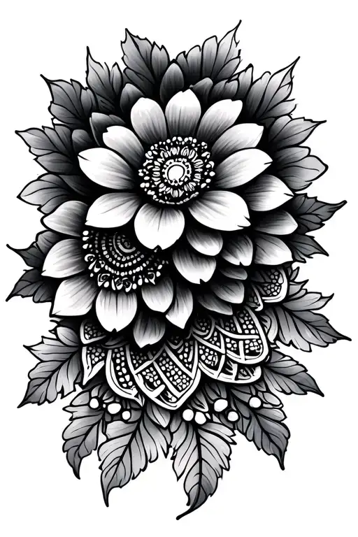 Flower With Mandala