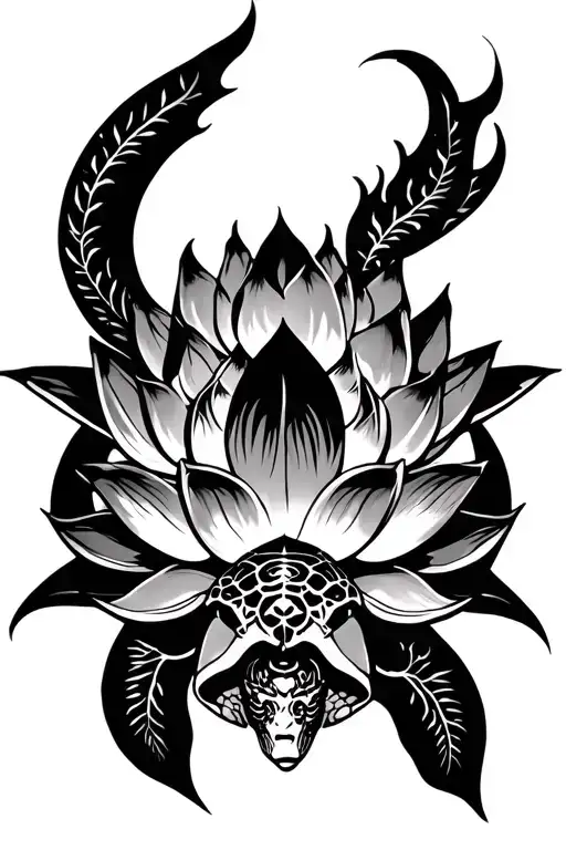 Lotus Jupiter Saturn 8 Sagittarius Turtle Dionysus Fire