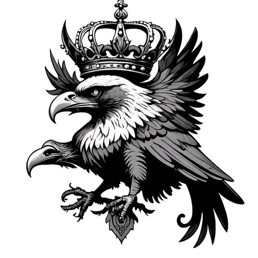 Polish Eagle With A Crown