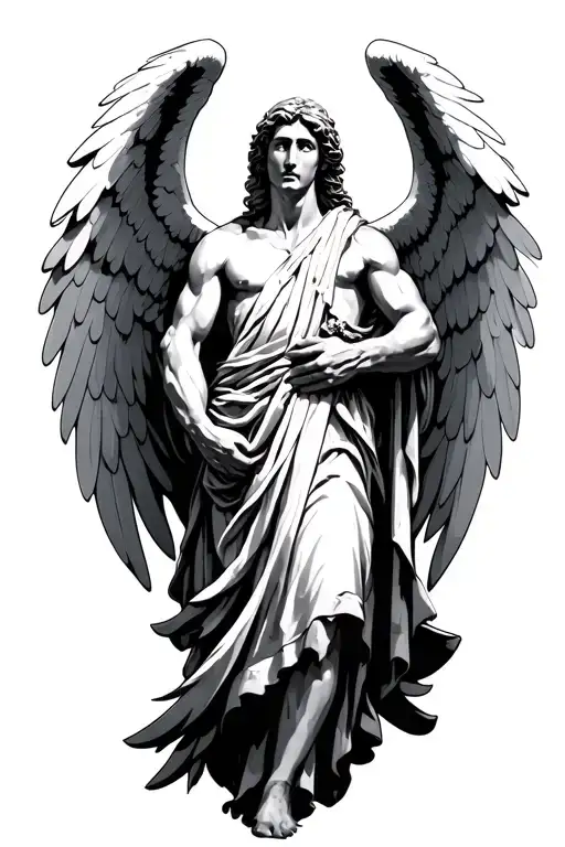 Archangel Michael Protecting A Life