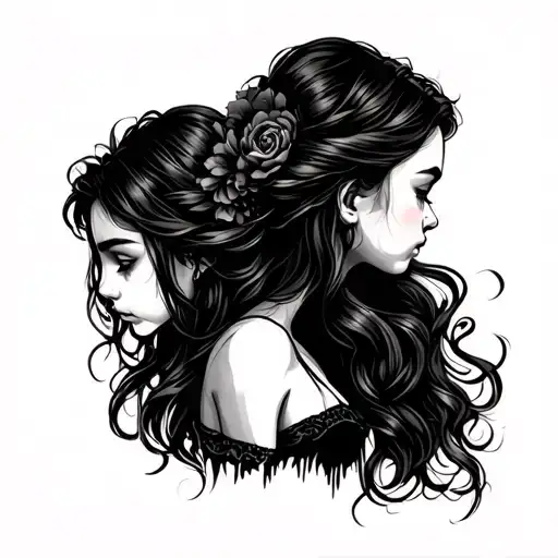 Strong Tattoo For The First Female Daughter