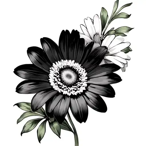 Lilly And Daisy Flower Blooming