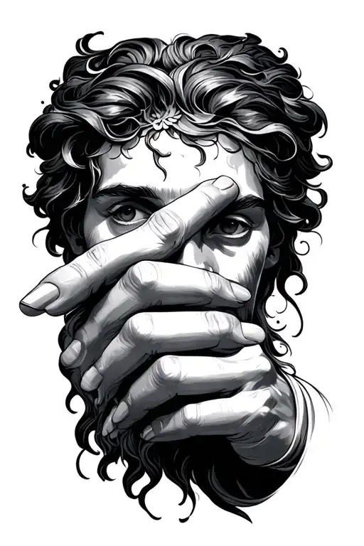 Gods Fingers Touching Like Adam