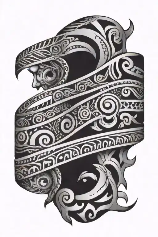 African Tribal War Arm Band