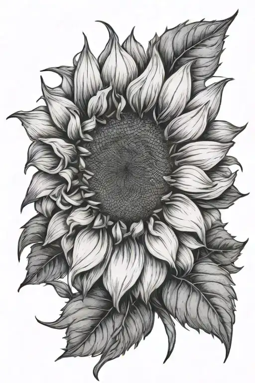 Sunflower Half Sleeve