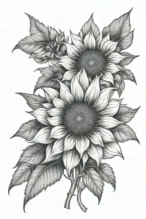 Sunflower Half Sleeve