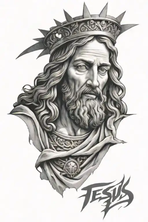 Detailed Jesus As Victorious King