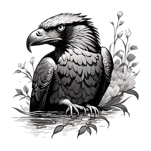 Poppy Eagle Hudson River Flowing