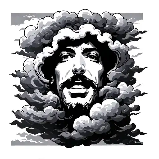 Throat Religious With Cloud Background