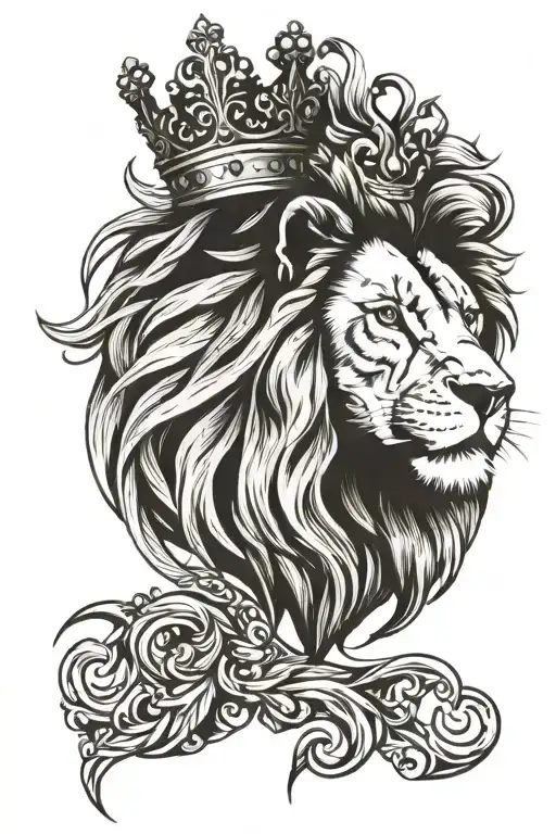 Lion Filagree Crown