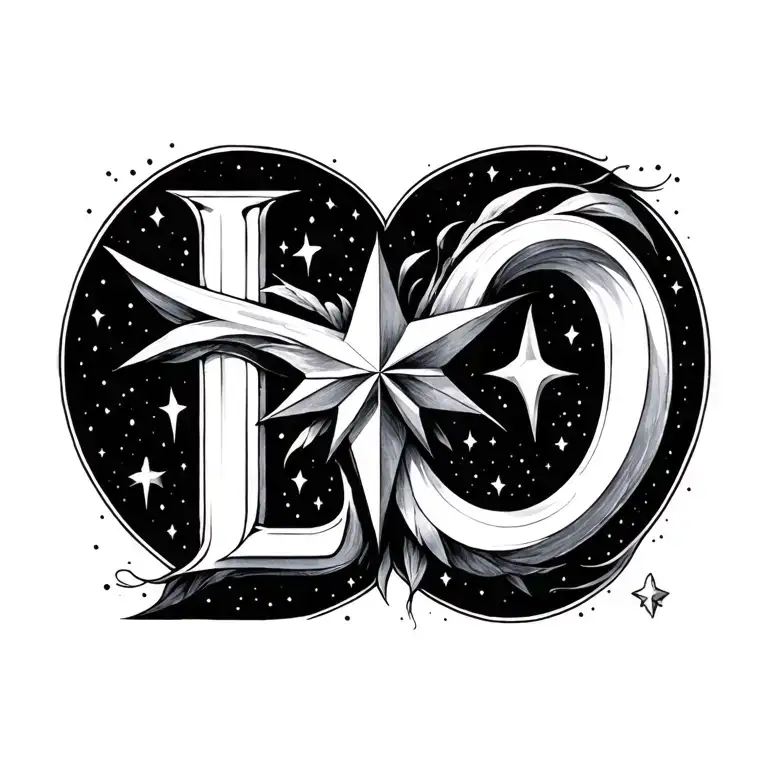 Virgo Star Creating The Letter L