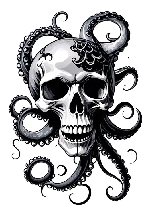 Skull And Tentacles
