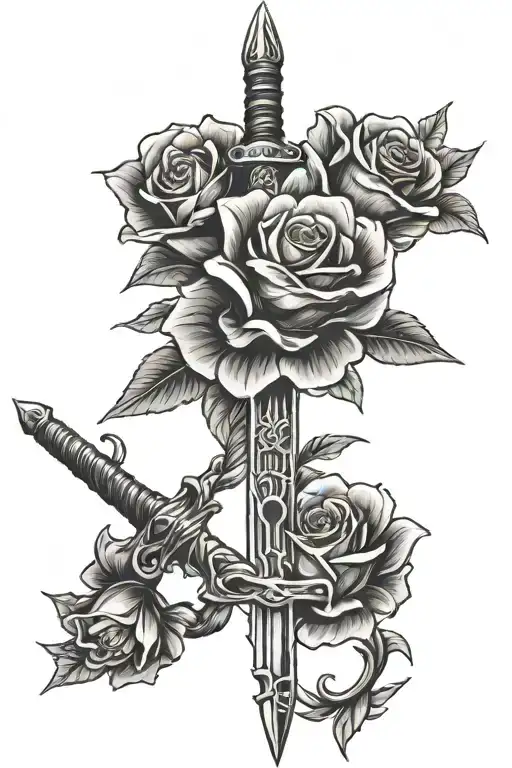 Sword And Flower