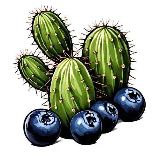 Blueberry Olives Cactus